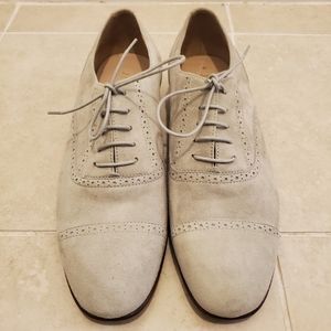 J. Crew Women's Brogues Gray Suede Unworn size 9.5